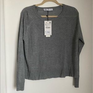 ZARA Gray Long Sleeve